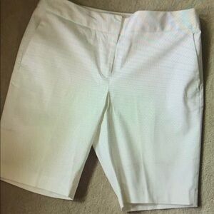 Women's White Athletic Shorts